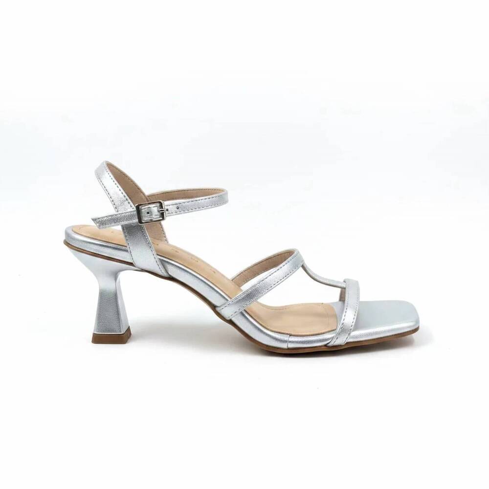 NEW PREMA women's penelope heels in silver